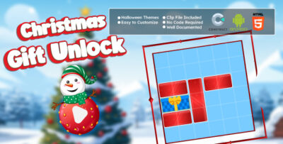 Christmas Gift Unlock Game - Christmas Game - HTML5, Android Game in Construct 3