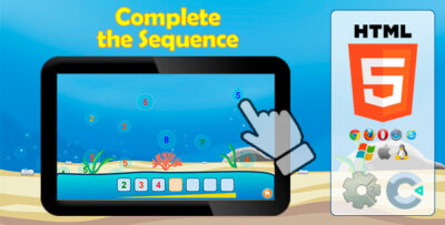 Complete the sequence - HTML5 Educational game