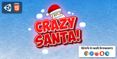 Crazy Santa HTML5 Game Unity