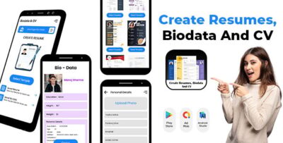 Create Resumes - Biodata and CV Maker for Job - Resume Builder App - CV Engineer - Resume Creator