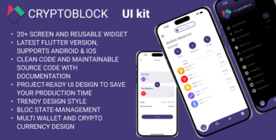 CryptoBlock - Ultimate Multi-Wallet UI Kit for Cryptocurrency Apps