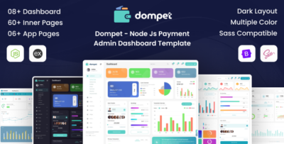 Dompet - Nodejs Payment Bootstrap Admin Dashboard Template