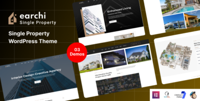 Earchi - Real Estate & Single Property WordPress Theme