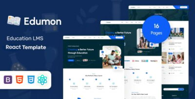 Edumon - Education & Online Course React JS Template