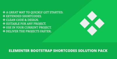 Elementer - Bootstrap Shortcodes Solution Pack