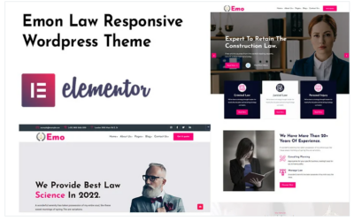 Emon - Lawyer and Law Firm WordPress Theme