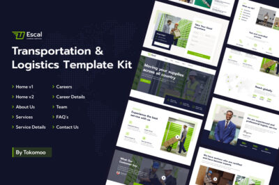 Escal Transportation & Logistics Elementor Template Kit