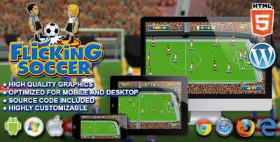 Flicking Soccer - HTML5 Sport Game