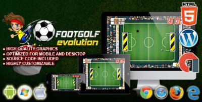 Footgolf Evolution - HTML5 Construct 2 Sport Game