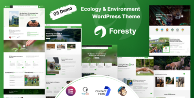 Foresty - Charity and Ecology WordPress Theme