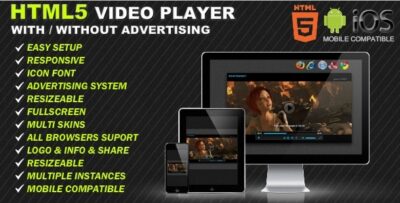 HTML5 Responsive Video Player & Advertising