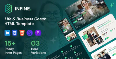 Infine - Life and Business Coach HTML Template