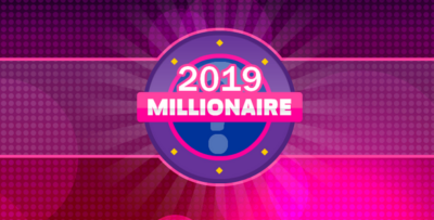 Millionaire 2019 - tv quiz, 300 random questions