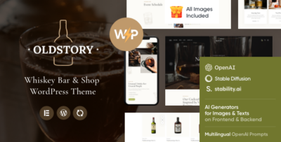 OldStory - Whisky Bar Pub Restaurant WordPress Theme