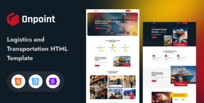 Onpoint - Logistics and Transportation HTML Template