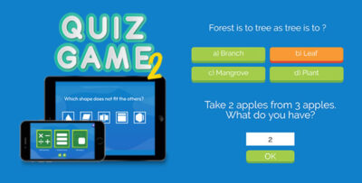 Quiz Game 2 - HTML5 Game