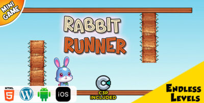 Rabbit Runner HTML5 Construct 3 Game