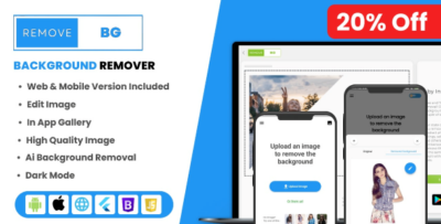 RemBG – Background Remover Flutter + WEB version + AdminPanel SUBSCRIPTION WITH STRIPE