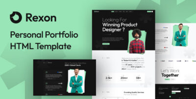 Rexon - Personal Portfolio HTML Template