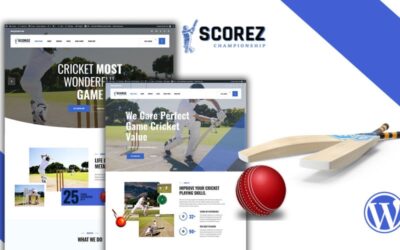 Scorez Cricket WordPress Theme