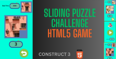 Sliding Puzzle Challenge Puzzle Html5 Game