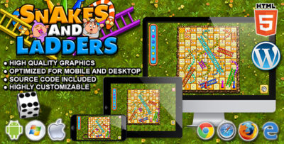 Snakes and Ladders - HTML5 Board Game