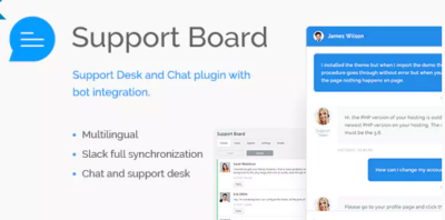 Support Board – Chat And Help Desk