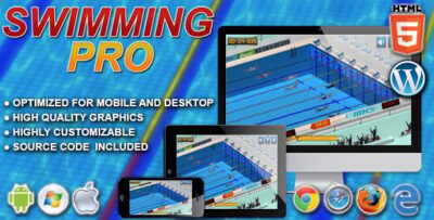 Swimming Pro - HTML5 Sport Game