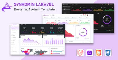 Synadmin - Laravel 8 + Bootstrap 5 Admin Template