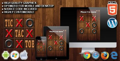 Tic Tac Toe - HTML5 Game