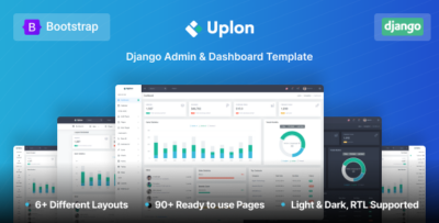 Uplon - Django Admin & Dashboard Template