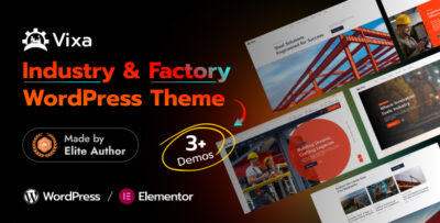 Vixa - Industry & Factory WordPress Theme