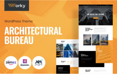 Worky - Architectural Bureau Multipurpose Modern Elementor WordPress Theme