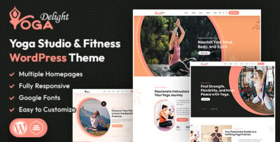 Yoga Delight Yoga Studio & Fitness WordPress Theme