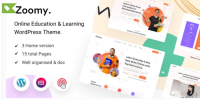 Zoomy - LMS & Education WordPress Theme