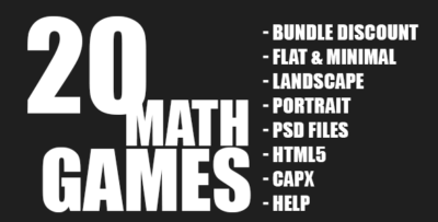 20 Math Games Bundle Collection