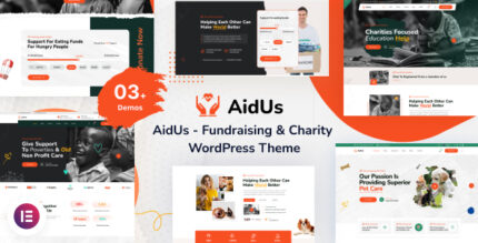 AidUs - Fundraising & Charity WordPress Theme