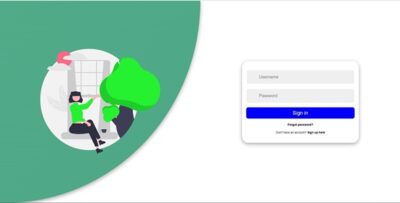 Animated Login and Register Form