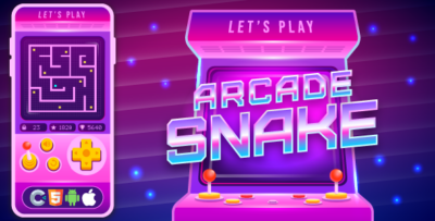 Arcade Snake - HTML5 Game, Construct 3