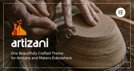 Artizani - Handmade Artists and Artisans WordPress Theme