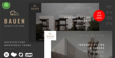 BAUEN - Architecture & Interior Elementor WordPress Theme v9.3.3