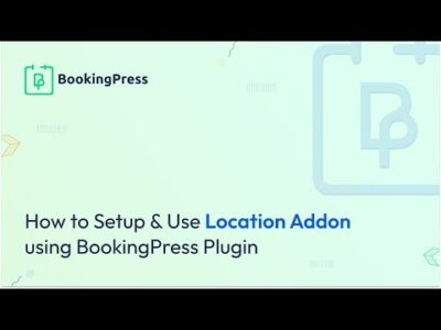 BookingPress Location Addon