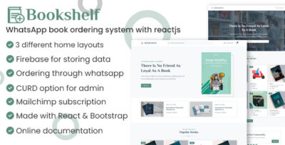 Bookshelf - WhatsApp book ordering system