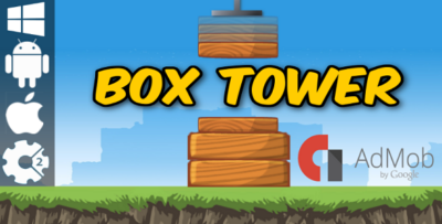 Box Tower - HTML5 Game + Admob (Construct 2 - CAPX)