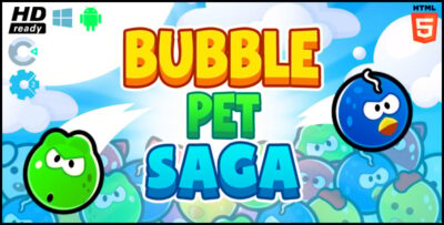 Bubble Pet Saga HTML5 Game