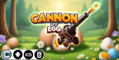 Cannon vs Egg Blast - HTML5 Construct3 Game