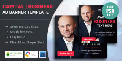 Capital Business HTML 5 Animated Google Banner