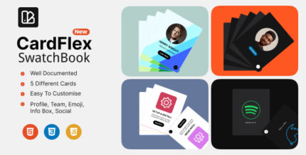 CardFlex - Interactive SwatchBook Card Collection