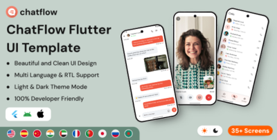 ChatFlow - Flutter Chat App UI Template