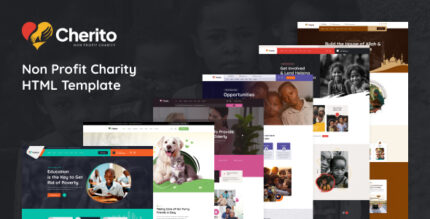 Cherito - Non Profit Charity HTML Template